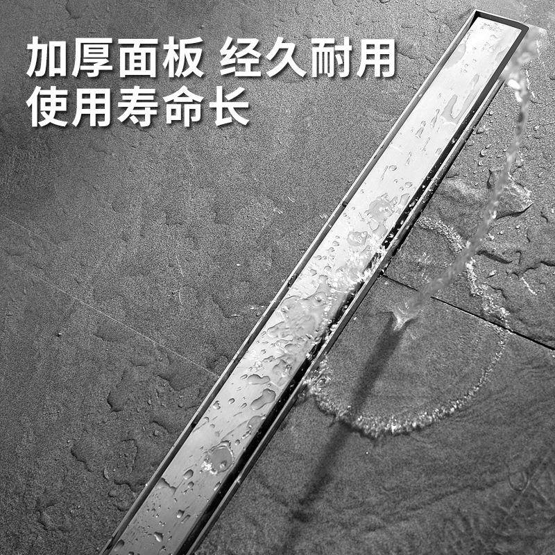 锈长条镶砖地漏形防臭隐藏式卫生间304不钢IYP长方酒店淋可浴间