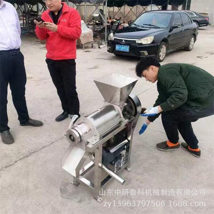 鲁科大型备水果去渣榨厂汁机螺旋酸枣西梅柑橘果IIH榨汁设汁用