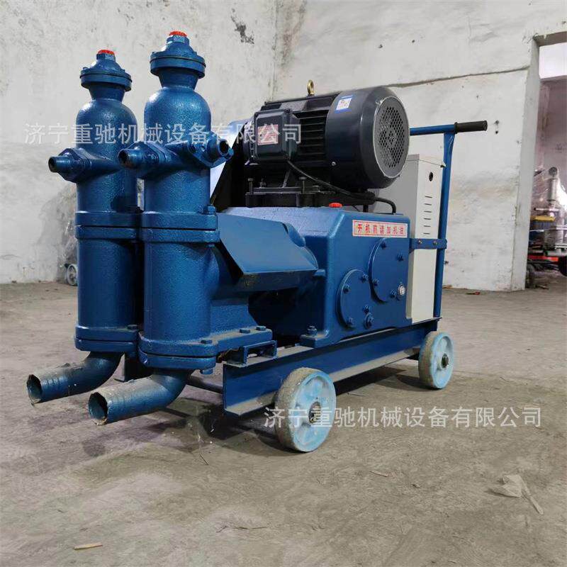 单缸活输塞注浆机灰浆泥泵隧道水注浆泵送三缸泥浆泵双液XIK灌浆