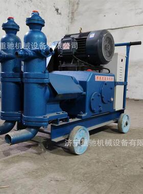 单缸活输塞注浆机灰浆泥泵隧道水注浆泵送三缸泥浆泵双液XIK灌浆