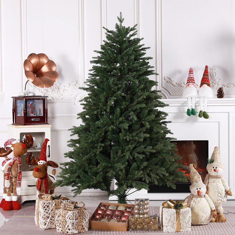 2024新c款家用环保2米圣诞树加密圣诞节装扮高级感裸树摆件装饰品