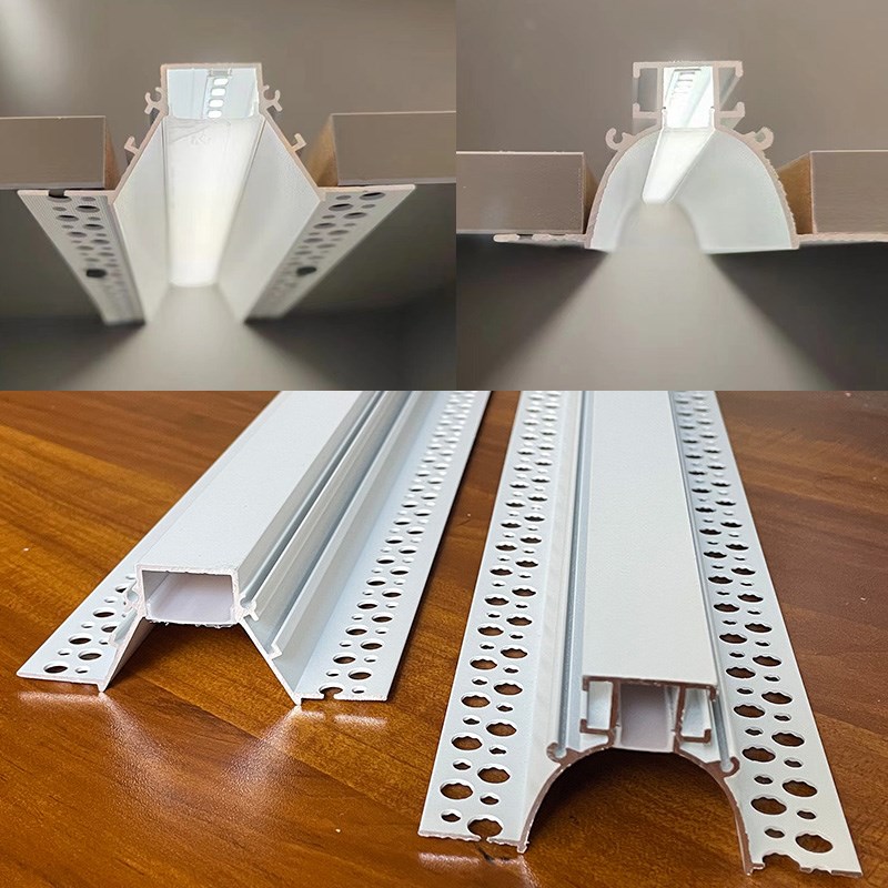 预埋防眩天花灯型m材悬浮吊顶灯槽反光槽 无主灯线性灯智能氛围灯