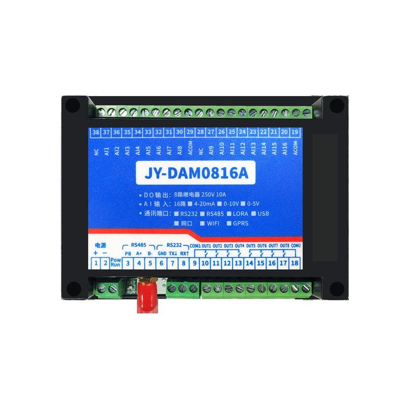 聚英GPRS-0816A 云平台手机app远程控制器 4-20ma数据远程采集