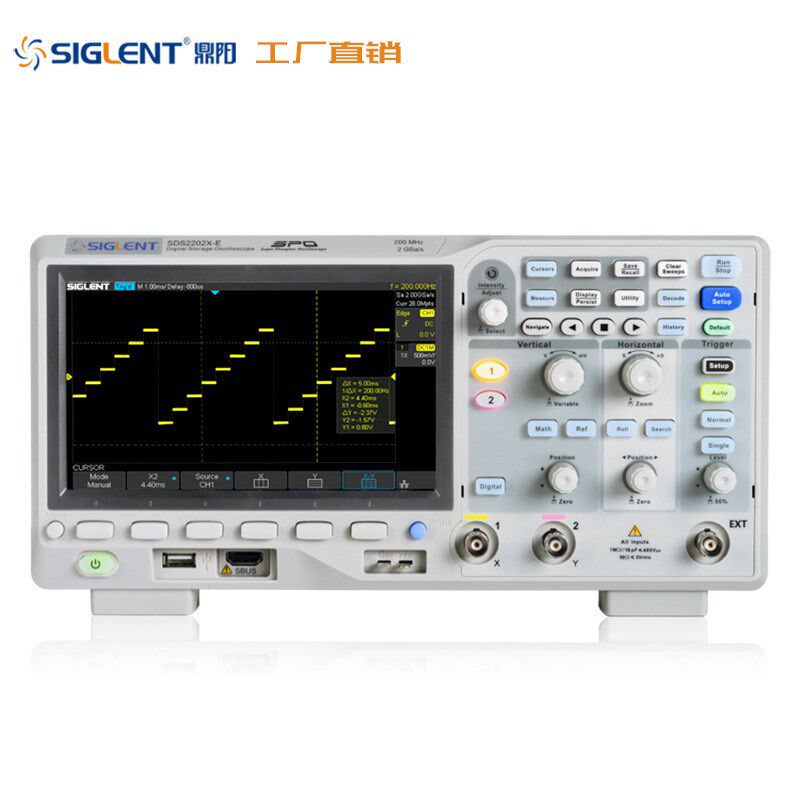 Siglent/鼎阳 宽带100M 采样2G 28M储存 SDS2102X-E 数字示波器