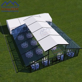 Wedding 户外透明帐篷婚礼派对篷房厂家玻璃幕墙阳光房大棚 Tent