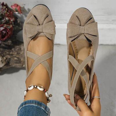 跨境Women's Fashion Wedge Shoes Lightweight Slip On Elastic