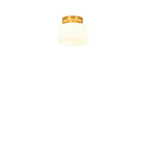 全铜水晶吊灯轻奢后现代简约阳台过道玄关小吊灯衣帽间装饰灯具