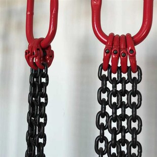 起重吊装链条吊索具四叉四钩吊具链条船用四腿锰U钢 吊索具链条