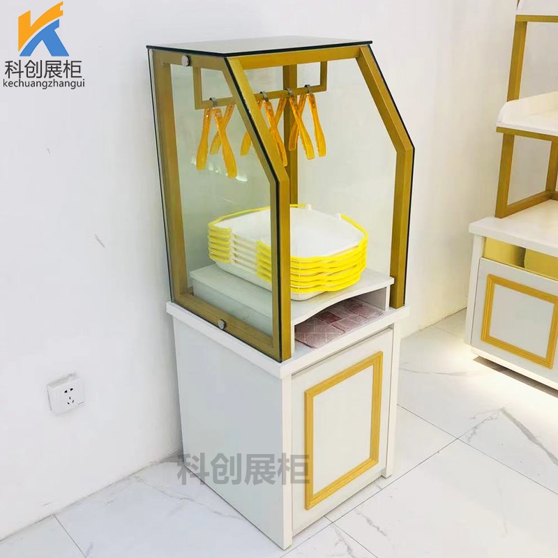 面包餐盘柜叉盘柜夹盘柜蛋糕店边柜G托盘柜展示架定制面包展示柜
