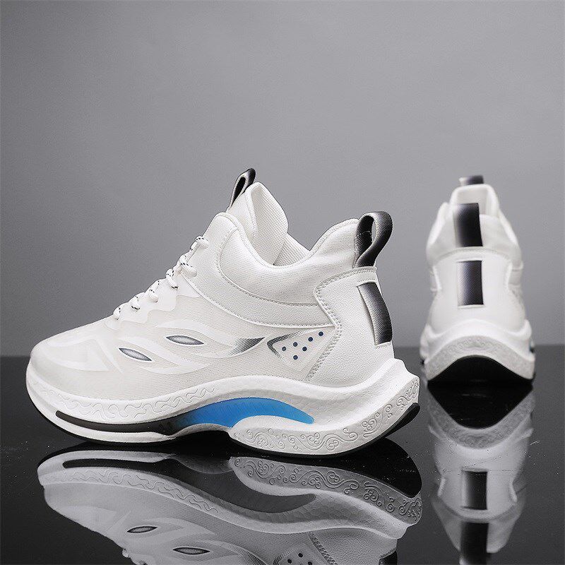 夏季隐形内d增高鞋10cm男鞋网面透气飞织跑步鞋百搭休闲运动老爹