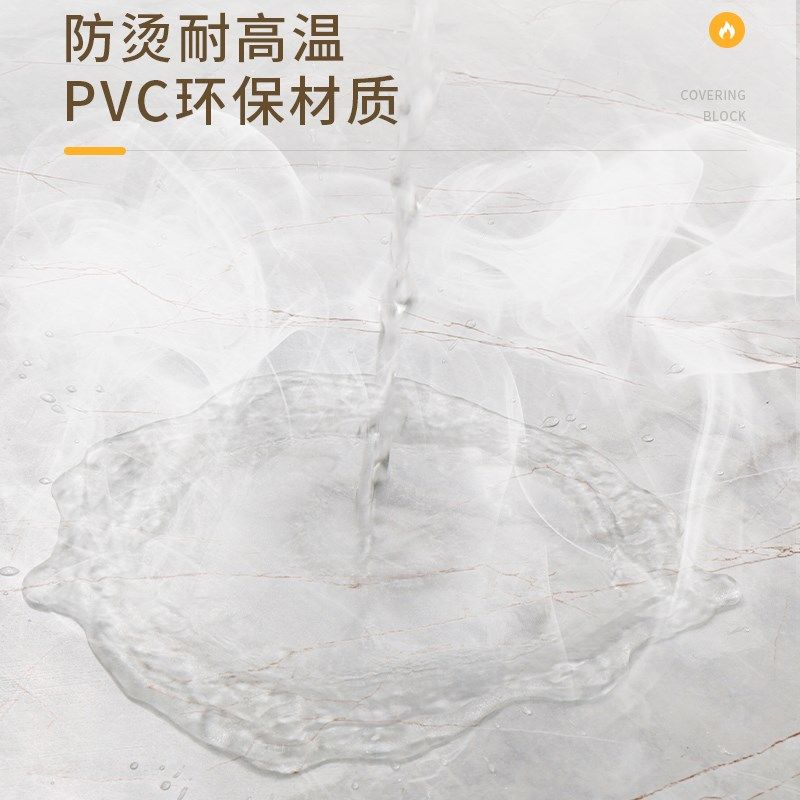 厨房防油贴纸墙面k防火耐高温加厚自粘防水油烟墙壁瓷砖专用墙贴