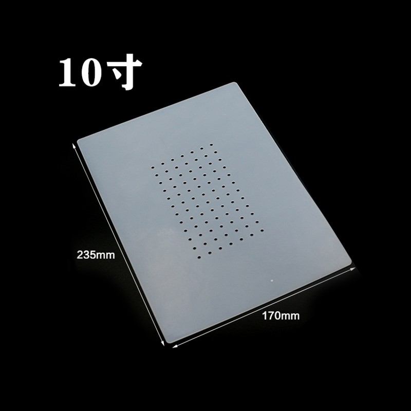 手机维修液晶屏幕分离机防滑垫 硅胶垫高温胶垫真空吸 带孔隔热垫