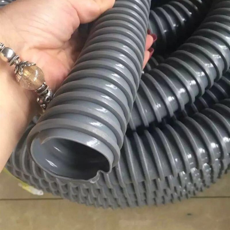 PD方筋管灰骨管PD吸尘管木工吸料管灰色塑筋管PD通风管子