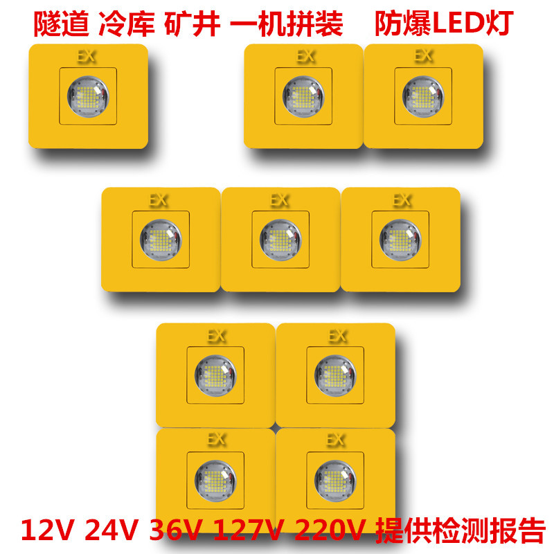 低压36vled防爆灯24v投光灯110v聚光灯127v隧道平台灯12v射灯
