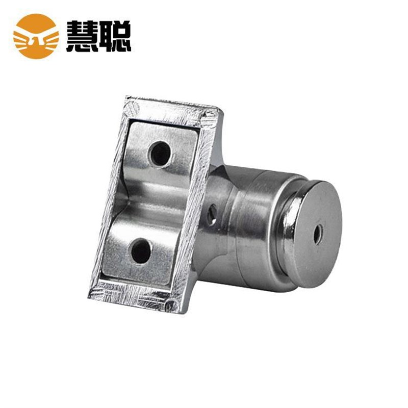 慧聪HC-002锌合金强磁地吸打孔强磁吸门器卫生间墙防撞门碰门挡器