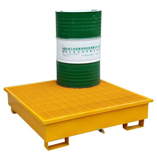 钢制防泄漏托盘防渗漏油桶托盘危化品盛漏防漏平台防泄露二次容器