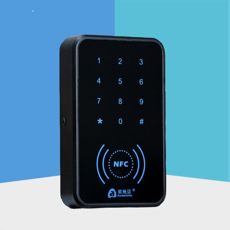 欧格迈 NFC IC CPU触摸密码一体机 4G网络门禁系统 访客临时密码