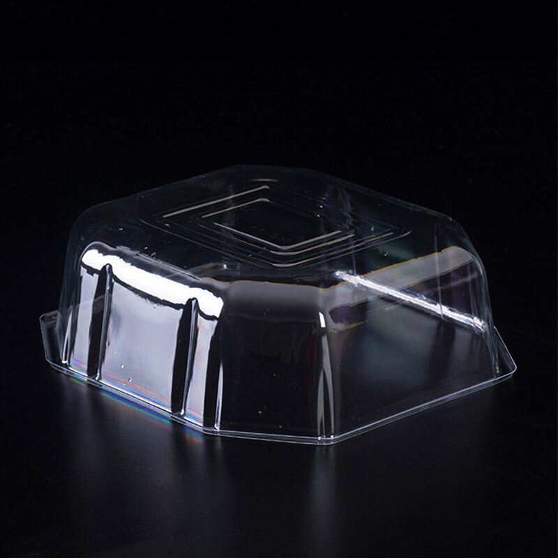 一次性透明塑料生鲜托盘保鲜盒加厚熟食草莓和八角切盒水果打包盒