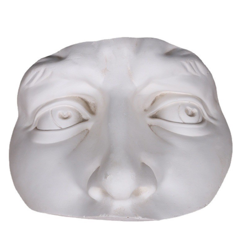 大卫局部石膏挂面像厂家直销美术写生石膏像五官手脚石膏几何体