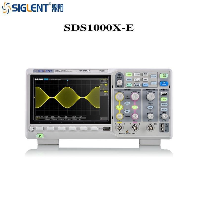 Siglent/鼎阳 SDS1202X-E数字荧光示波器 200M 2通道 储存深度14M