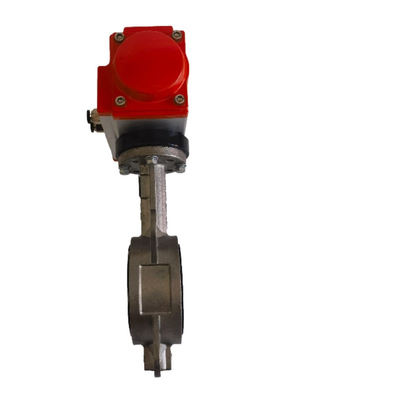 不锈钢气动对夹蝶阀D671X-16P现货供应管道阀门气缸100304/阀