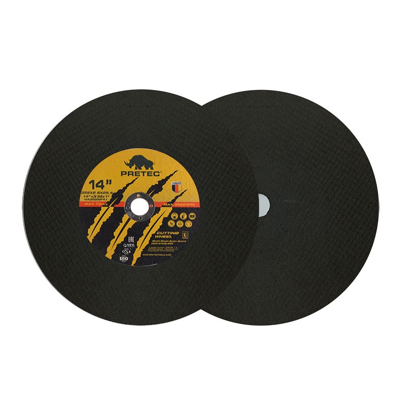 工厂直供355切割片砂轮片金属切片不锈钢铁管材角铁专用切片