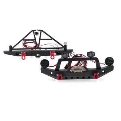 攀爬车前杠防撞TRX4 SCX10 Axial scx10 iii AX103007 金属前后杠