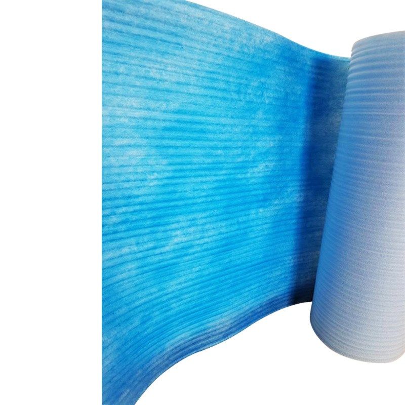 蓝色气泡膜附珍珠棉 EPE珍珠棉泡沫气泡膜泡沫板包装材料包装膜