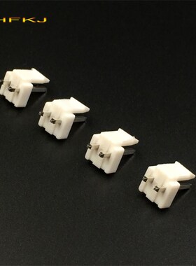 VH3.96-2A 2P 白色直针座3.96MM间距 VH-2P直脚 接插件直针座铜针