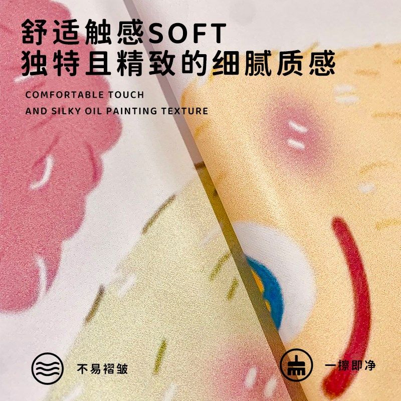 皮卡座软包坐垫入户门换鞋凳椅垫卡通儿童防水餐椅座垫.子加厚蒲