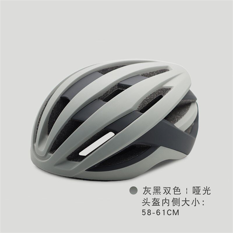 新款自行车头盔一体成型t公路山地车骑行头盔双拼色时尚运动单车
