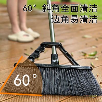 庭院大扫把扫院子神器家用户外硬毛扫帚室外花园工V厂环卫扫地笤