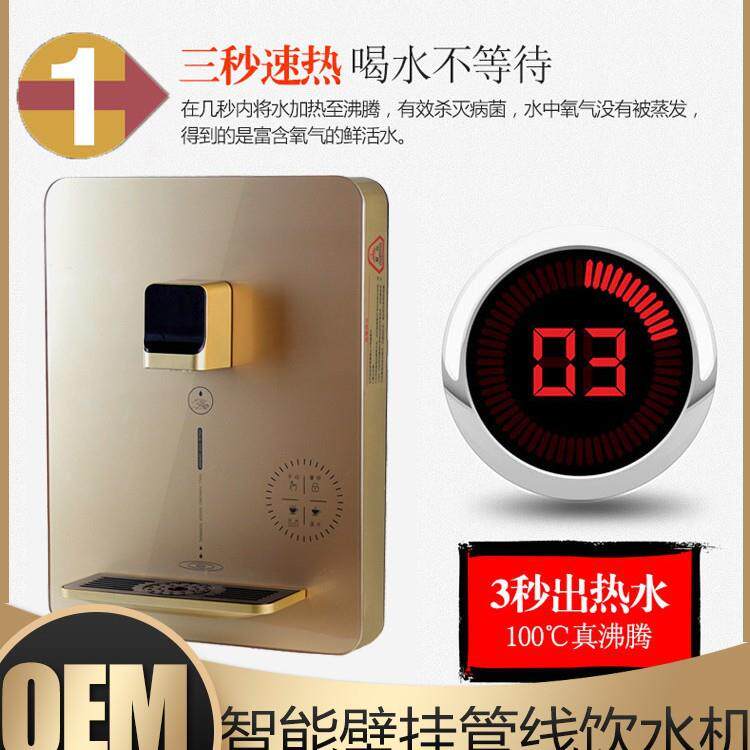 管线机家用壁挂即热式饮水机制冷一体冷热速热净水器直饮机