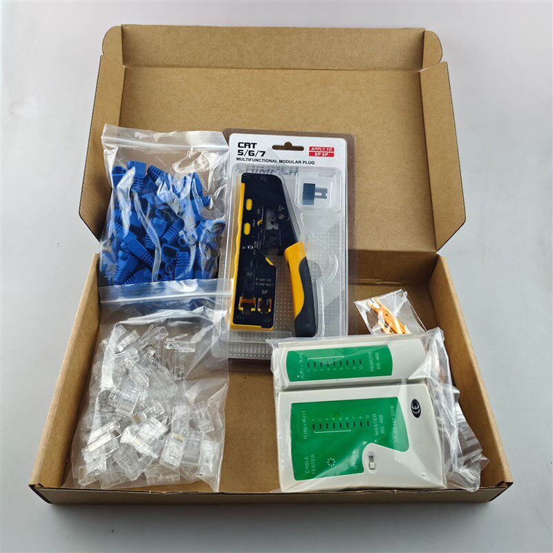 网线钳多功能k钳子五金手动工具7类通孔网线钳