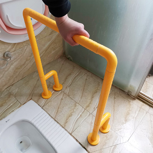 打孔无障碍老人蹲便扶手 第三卫生间防滑M残疾人防摔安全扶手栏杆