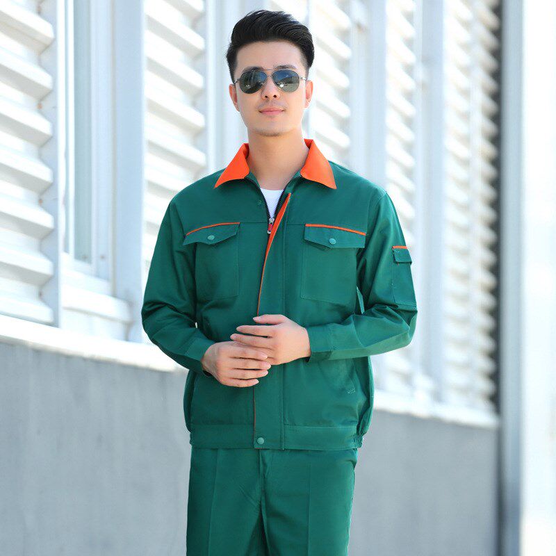 春秋工作服套装男劳保服园u林绿化工作服工装物业保洁养护工服绿