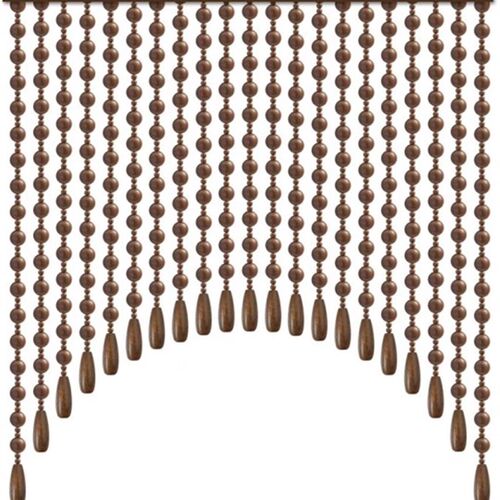 金丝檀木珠帘隔j断帘免打孔客厅玄幻关书房卫生间中式装饰弧形门