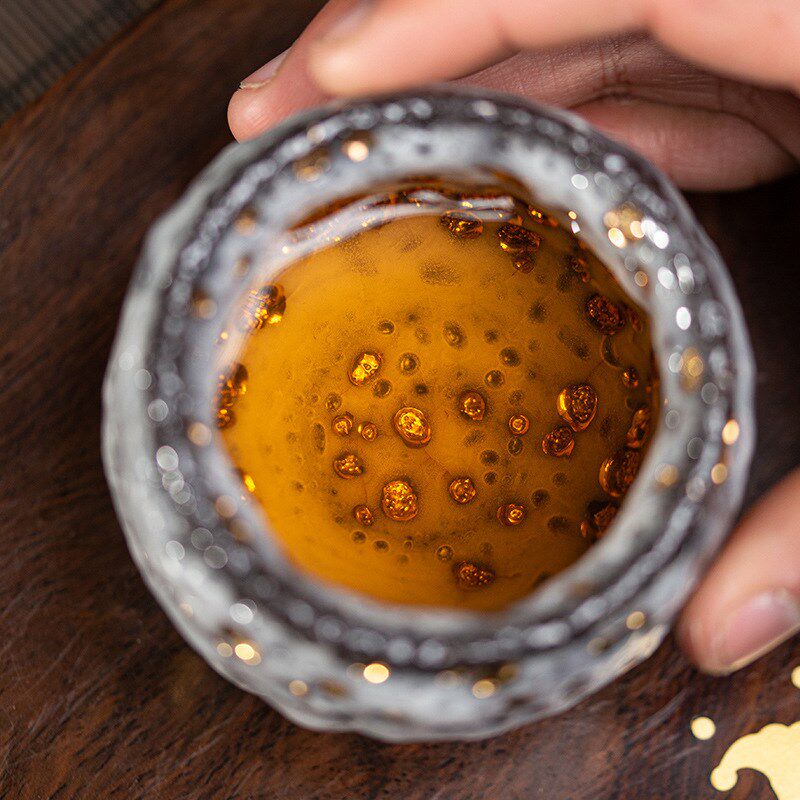 日式志野杯手工描金柴烧茶杯主z人杯品茗杯陶瓷功夫茶具茶盏单杯