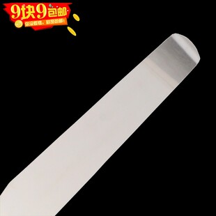 祈工不锈钢12寸带撬调油刀(木柄)调墨刀调油刀调漆刀抹刀有弹性