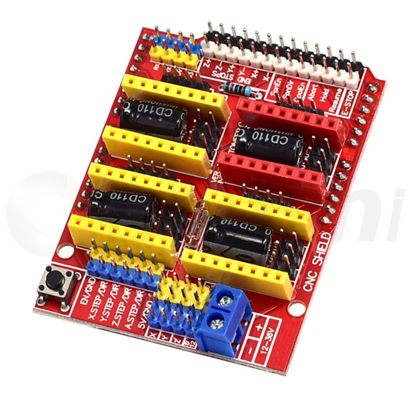 3D打印机DIY配件 cnc shield v3 雕刻机打印机扩展板 4988驱动uno