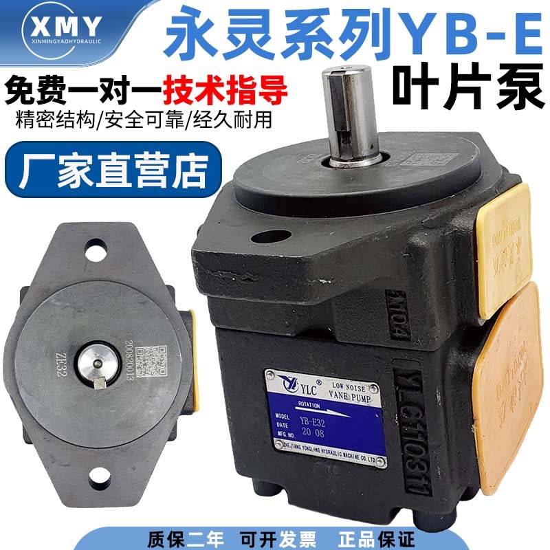 仙居永灵YLC液压叶片泵YBE-63液压齿轮油泵YBE-8/16/20/32/80/100