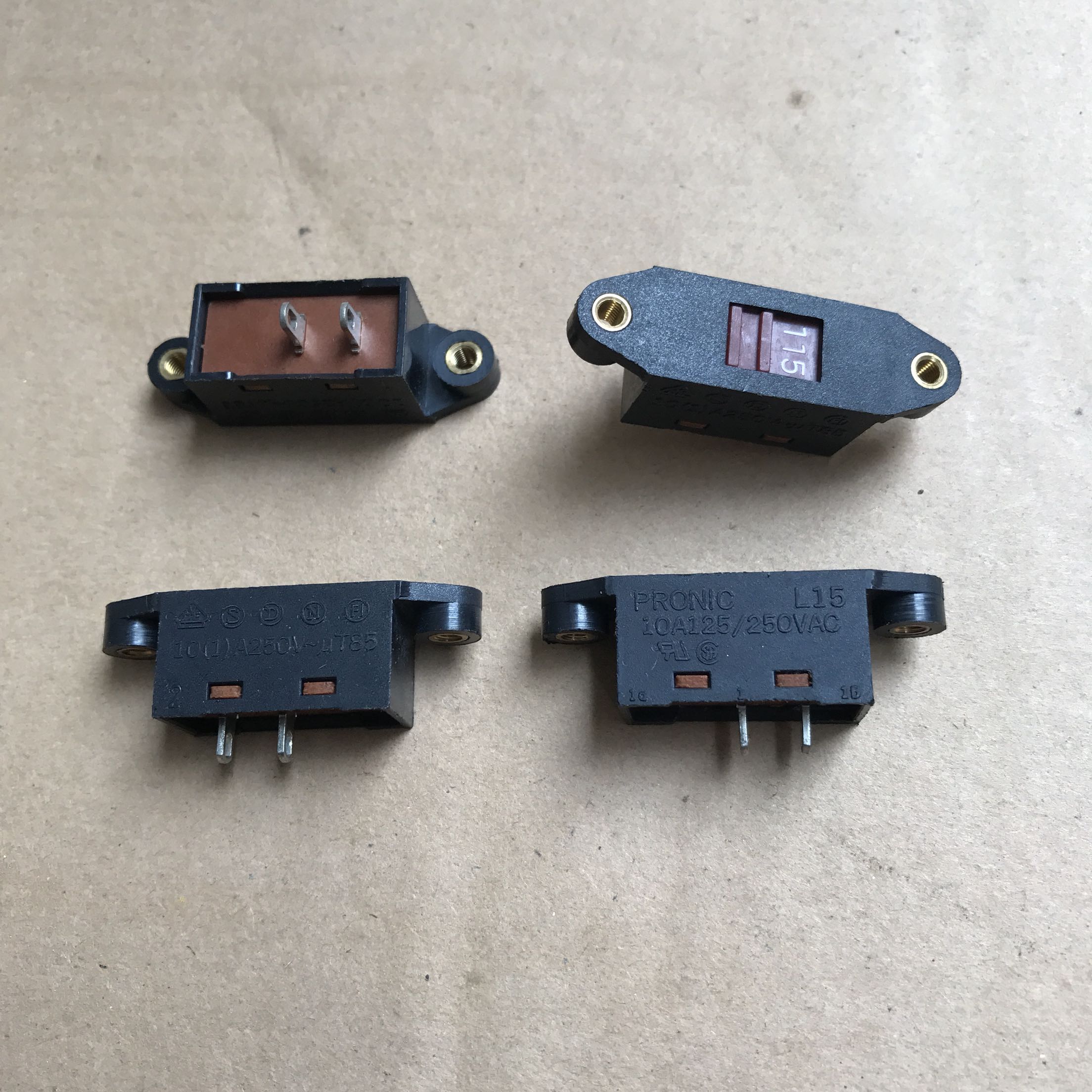 原装台湾普尼克PRONIC电压转换开关115-230V2脚拨动开关L15