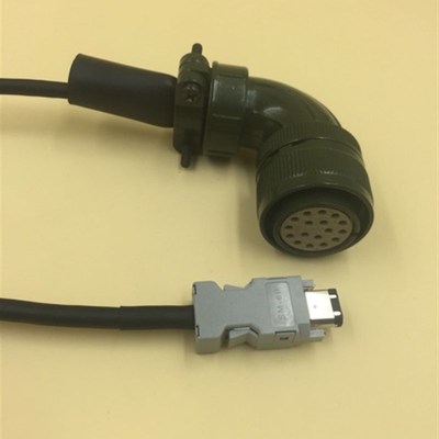 安川伺服驱动SGDM-10ADA连接安川伺服电机SGMGH-09ACA61编码器线