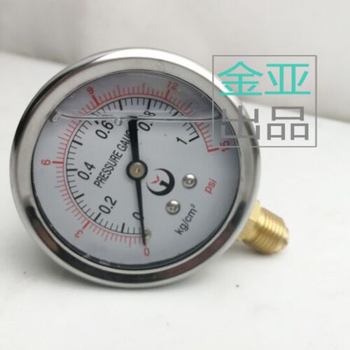 派奥气压油压液压充油抗震防震耐震压力表YN60英制各规格齐全