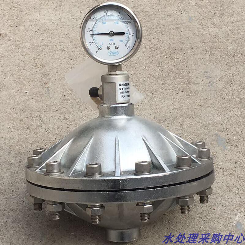 不锈钢(316材质) 膜片式脉冲阻尼器 内丝链接 缓冲器 缓冲罐