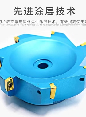 数控刀盘BAP400R铝合金直角铣刀盘1604高光平面铝用面铣刀盘