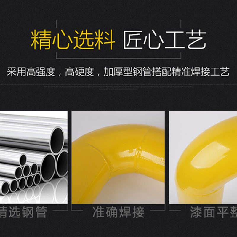 四川u型钢管挡车器限位器停车位阻车器M型防撞护栏道路隔离栏杆