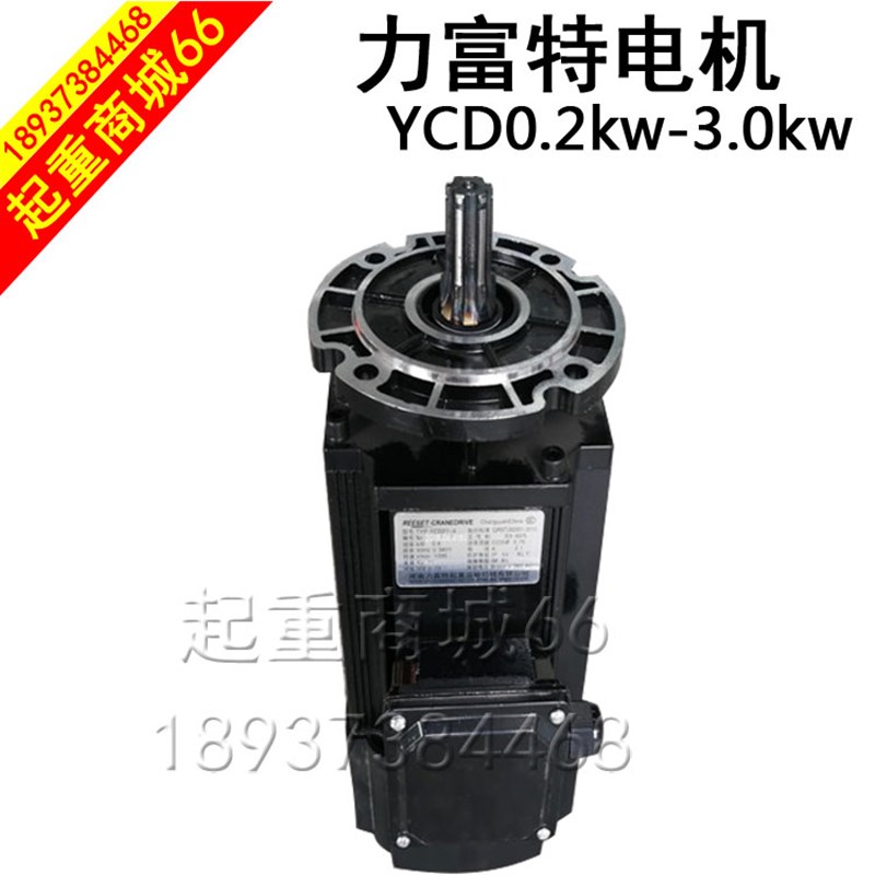 河南力富特电机 YCD21-4 0.8kw天车起重机行车龙门吊大车运行电机