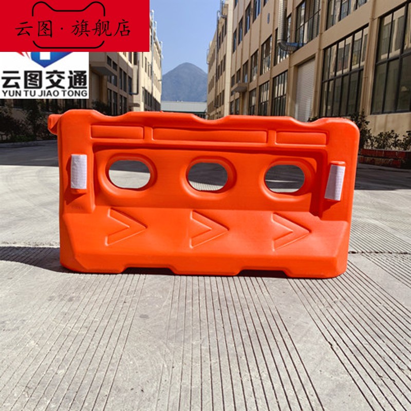 新料水马移动围挡塑料铁马护栏市政工程施工胶马交通安全隔离围栏