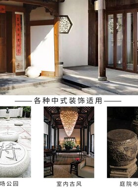 柱脚石空心石雕石m墩子柱基石柱墩石青石底座柱皮圆墩仿古柱脚